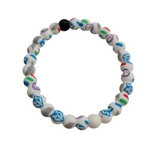 Lokai Unisex Buzz Lightyear Disney Pixar Toy Story Silicone Bracelet White Large